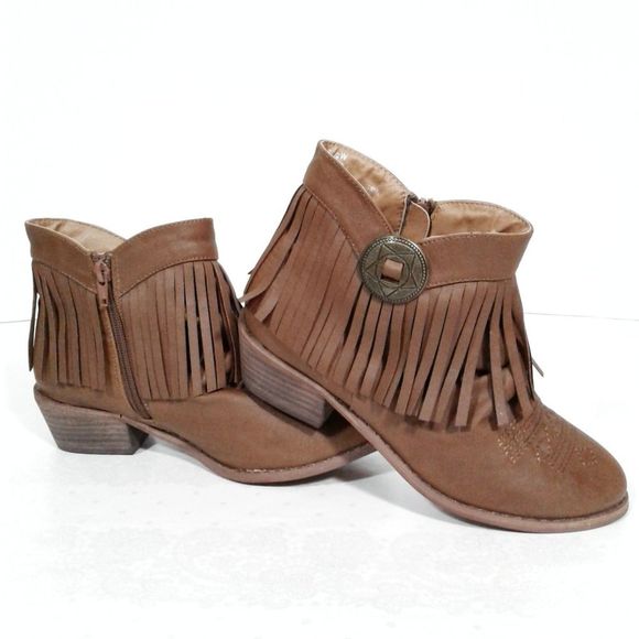 comfortview fringe boots